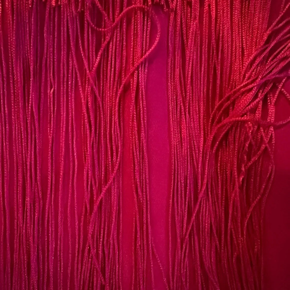 SINCERELY JULES hot pink tassel skirt - Picture 4 of 4